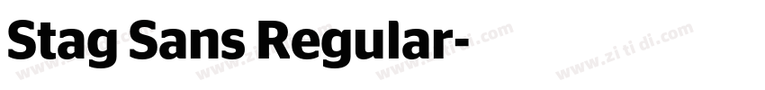 Stag Sans Regular字体转换